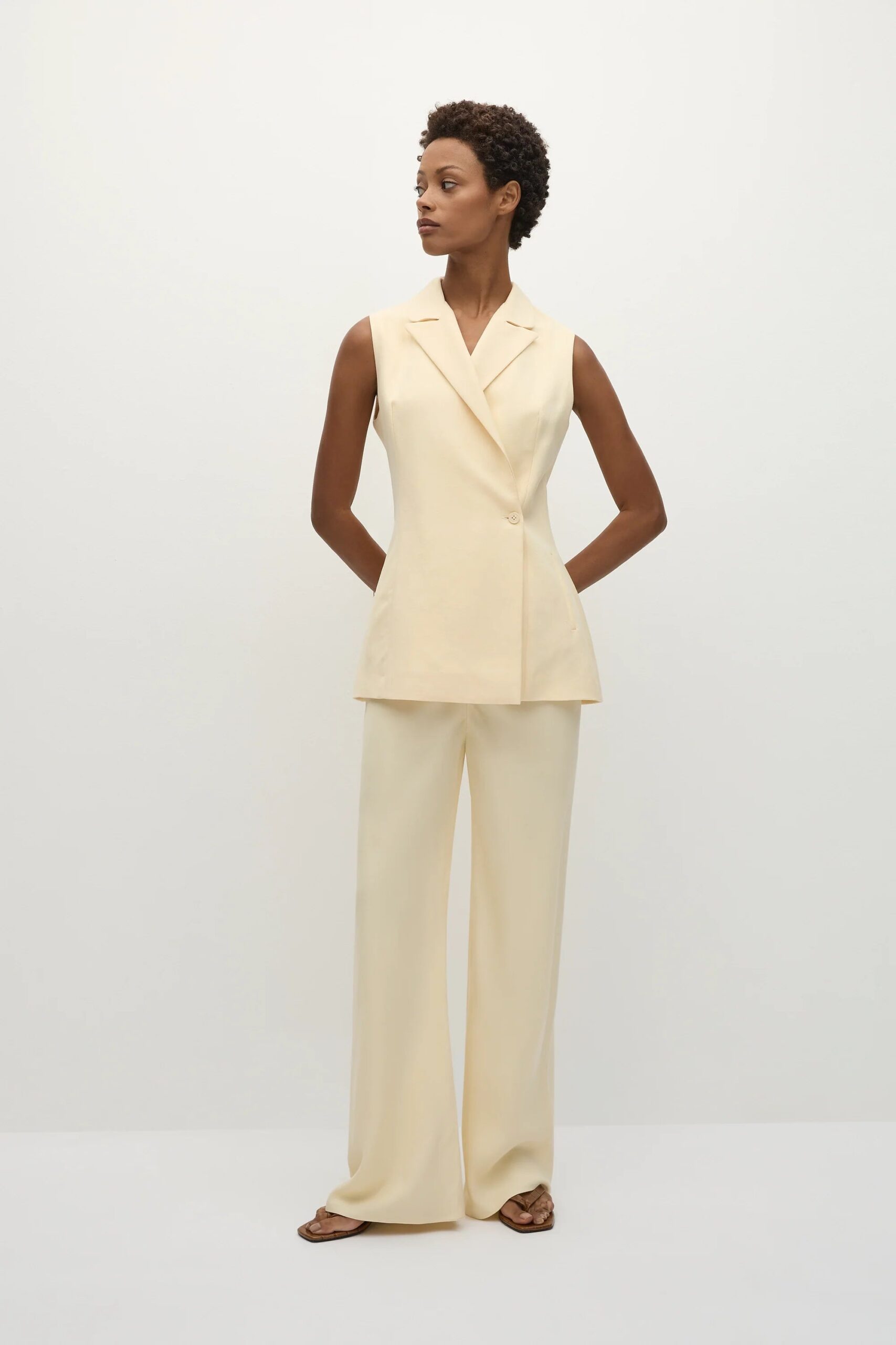 Florine Blazer Butter - Final Sale