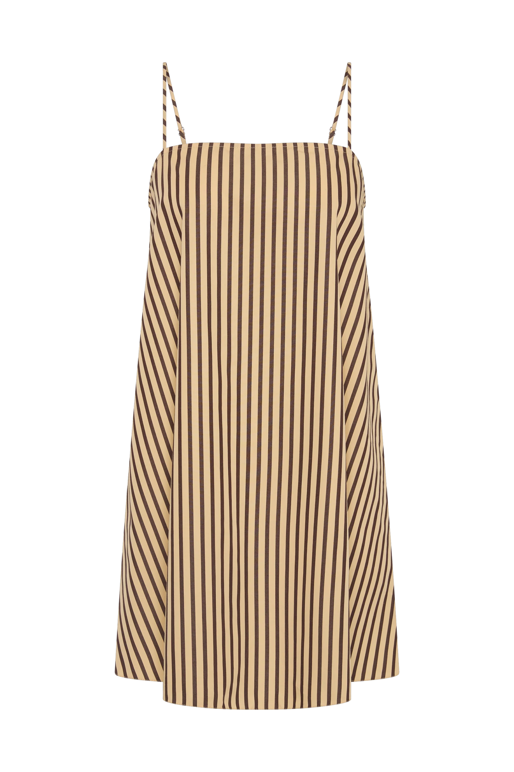 Sorra Mini Dress Carmen Stripe Sand Cedar - Image 6